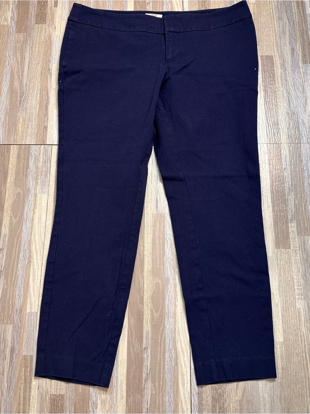Merona Navy Blue Straight Leg Chino Pants Women’s Size 12